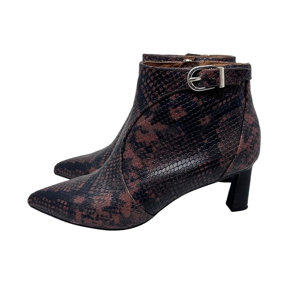 Joie Vero Cuoio Snakeskin booties size 37 1/2